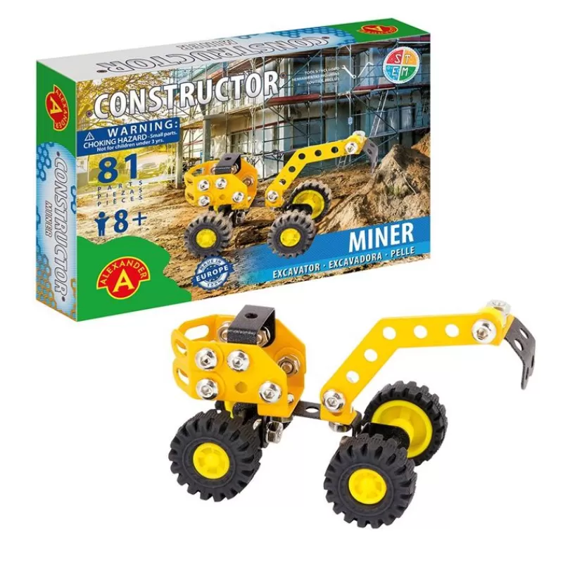 Alexander Toys Constructor Minero - Excavador - ^ Constructor