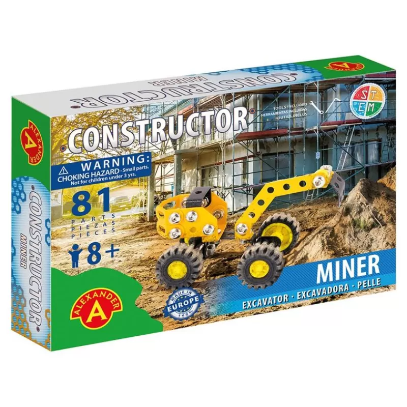 Alexander Toys Constructor Minero - Excavador - ^ Constructor