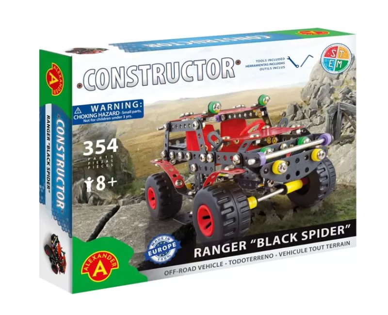 Alexander Toys Constructor Ranger Arana Negra - ^ Constructor