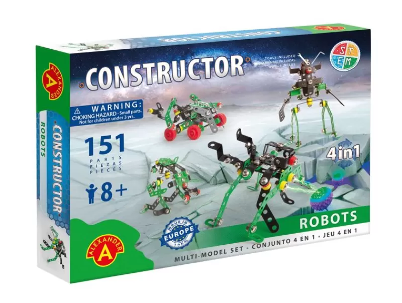 Alexander Toys Constructor Robots 4 En 1 - ^ Constructor