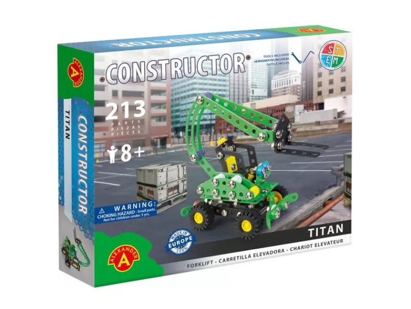 Alexander Toys Constructor Titan - Carretilla Elevadora - ^ Constructor