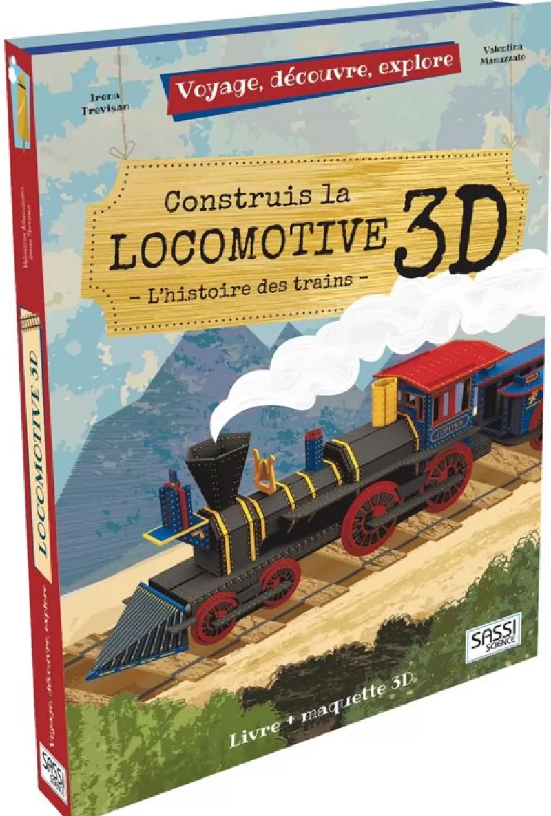 Sassi Junior Construir La Locomotora 3D - ^ Libros