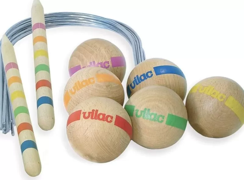 Vilac Croquet De Madera Para 6 Jugadores - ^ Bolos, Petanca Y Croquet