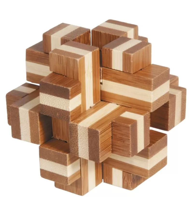 Fridolin Cruz De Bambu En Forma De Cubo - ^ Puzzles Y Rompecabezas