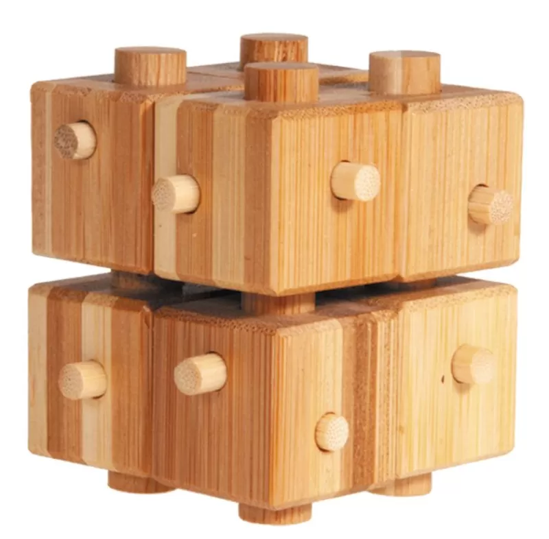 Fridolin Cubo Y Palo De Bambu - ^ Puzzles Y Rompecabezas