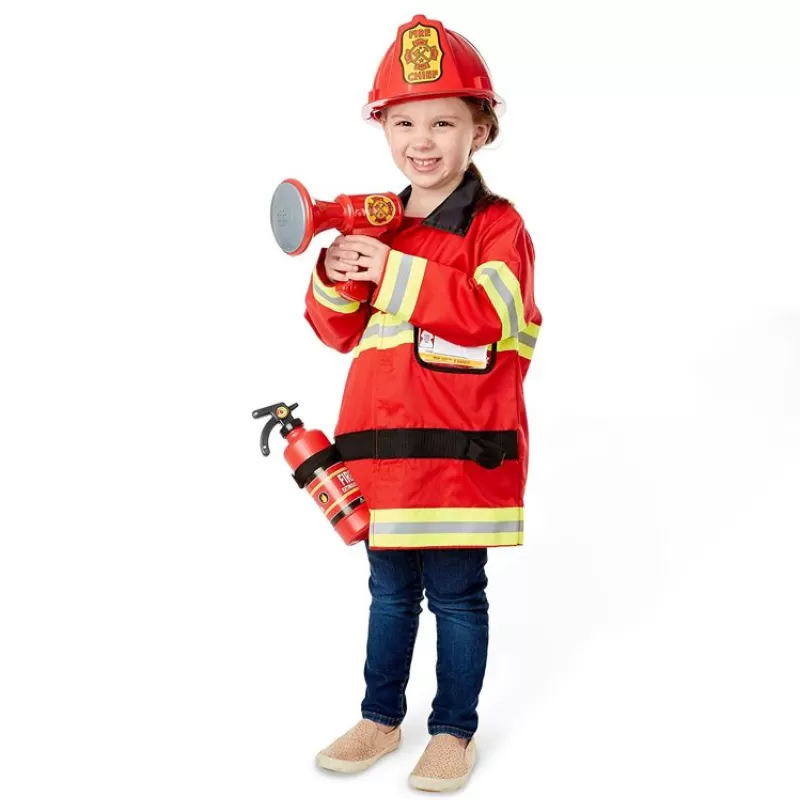 Melissa & Doug Disfraz De Bombero - ^Nino Disfraces