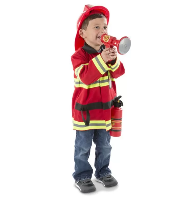 Melissa & Doug Disfraz De Bombero - ^Nino Disfraces