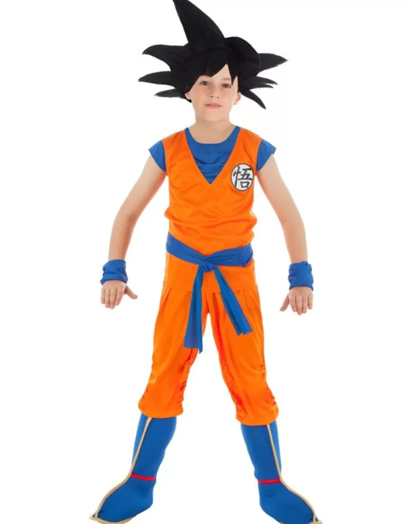 Chaks Disfraz Goku Saiyan Dragon Ball Z 128Cm - ^Nino Disfraces