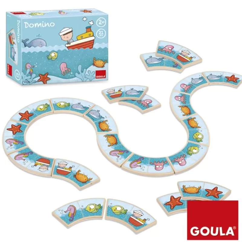 Goula Domino De Animales Acuaticos - ^ Dominos, Loto Et Memory