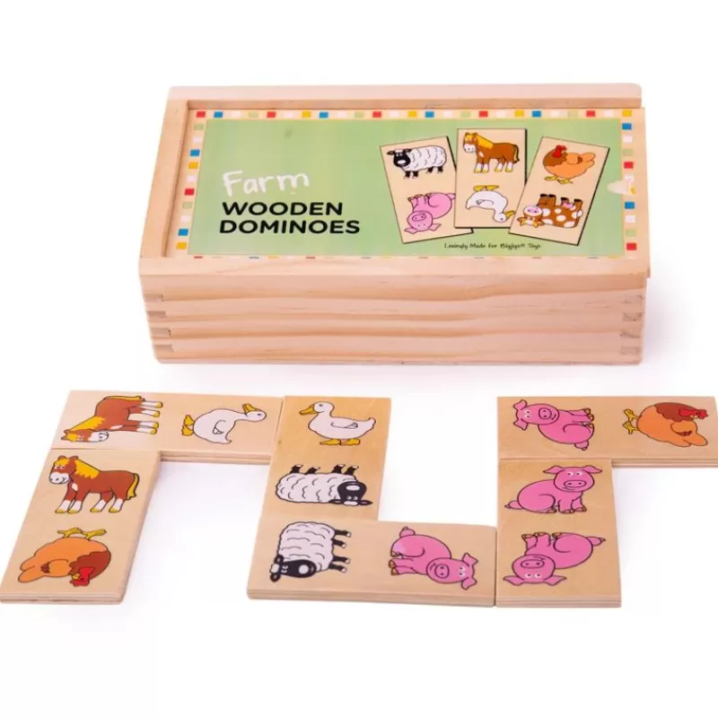 Bigjigs Toys Domino De La Granja - ^ Dominos, Loto Et Memory