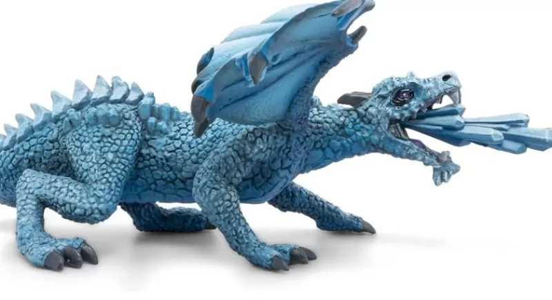 Papo Dragon De Hielo Azul De ^ Mundo De Fantasía