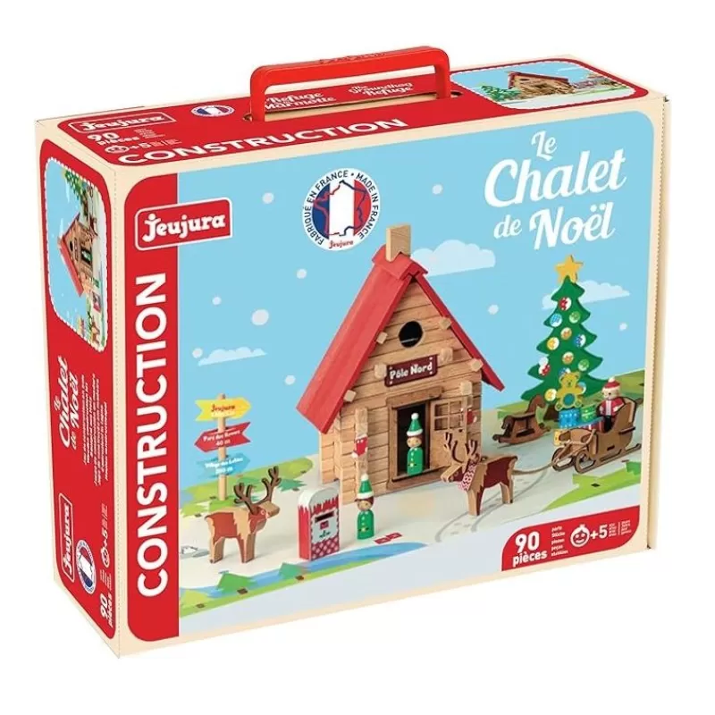 Jeujura El Chalet De Navidad 90 Piezas De Madera - ^ Chalets Y Casas De Madera De Jeujura