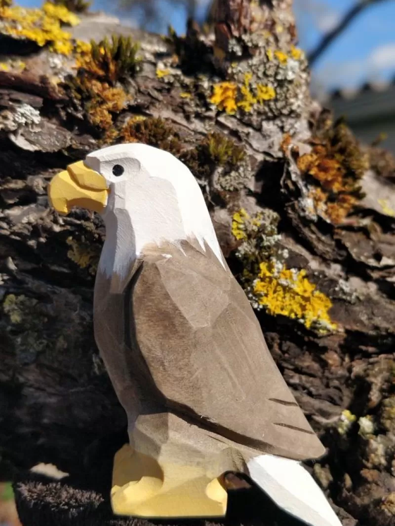 Wudimals Figura Aguila En Madera - ^ Animales Salvajes