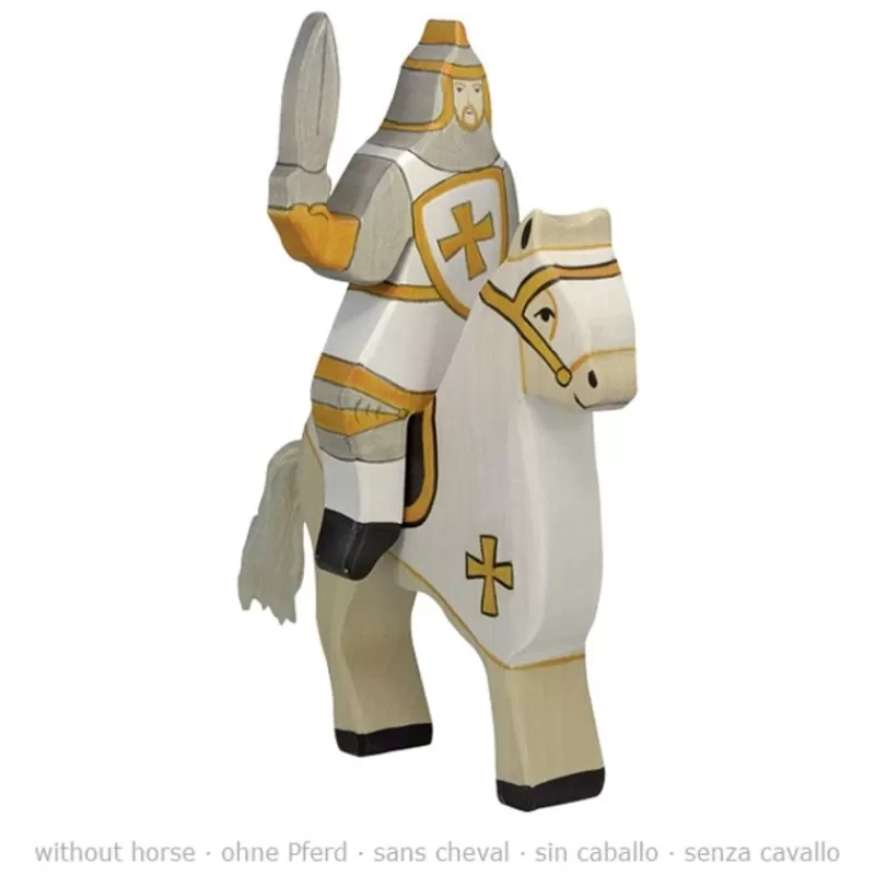 Holztiger Figura Caballero Blanco Con Espada - ^ Caballeros