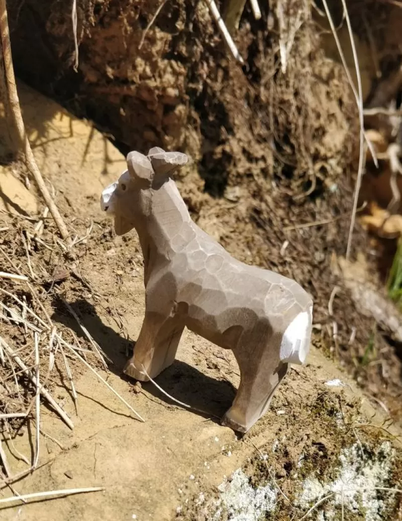 Wudimals Figura Cabra En Madera - ^ Animales De Granja