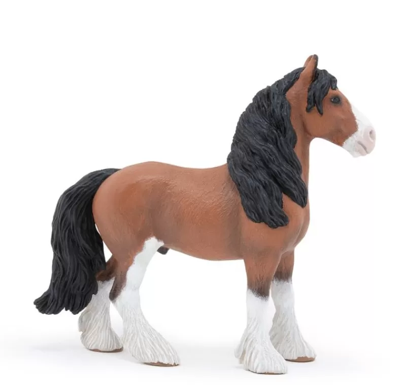 Papo Figura De Caballo De Clydesdale - ^ Caballos