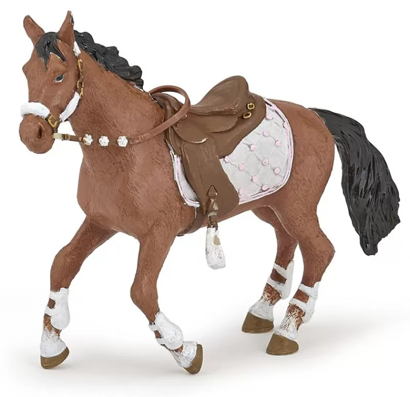 Papo Figura De Caballo Jinete De Moda De Invierno - ^ Caballos