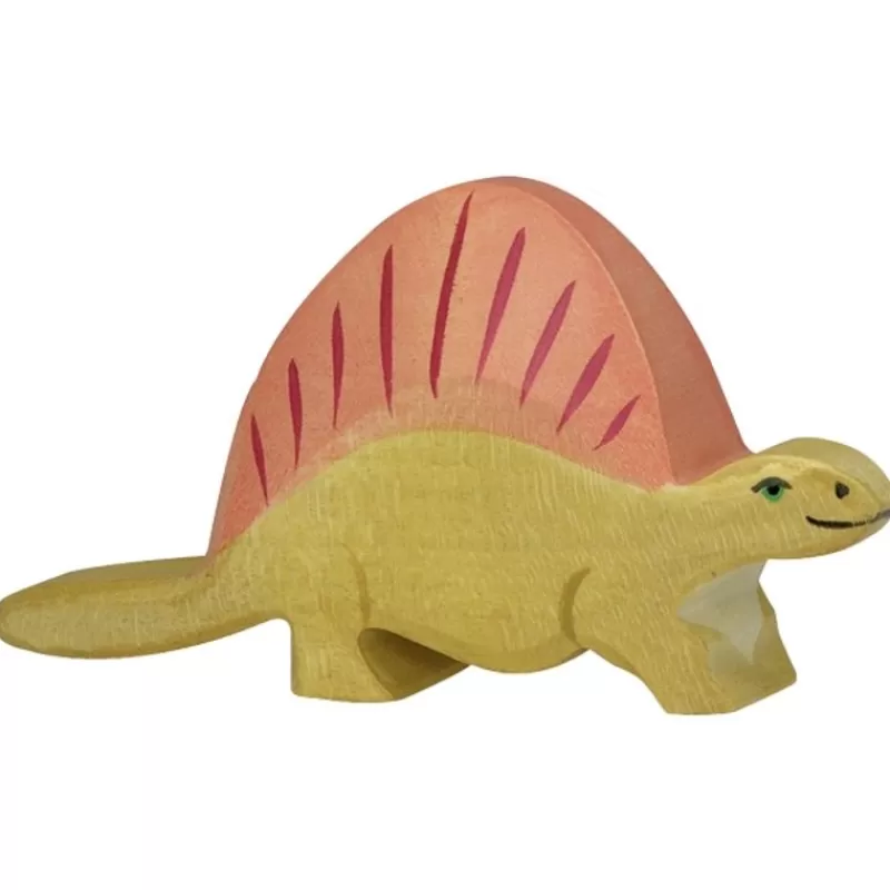 Holztiger Figura De Dimetrodon - ^ Dinosaurios