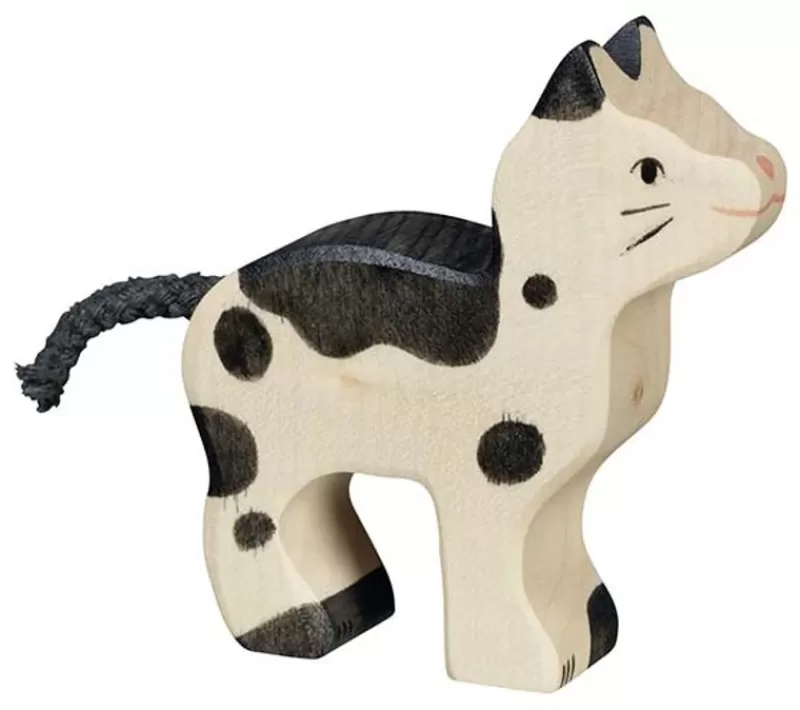 Holztiger Figura De Gato, Pequena - ^ Perros Y Gatos