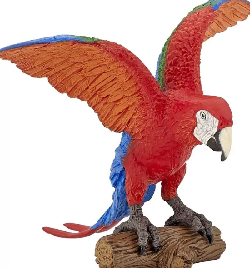 Papo Figura De Loro Guacamayo - ^ Animales Salvajes