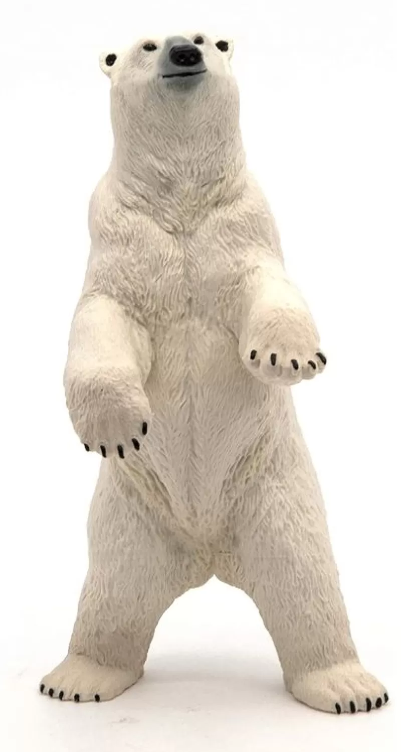 Papo Figura De Oso Polar De Pie - ^ Animales Salvajes