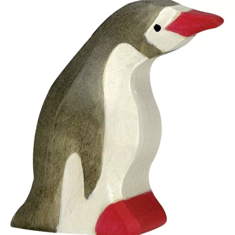 Holztiger Figura De Pinguino - Pequena - ^ Animales Marinos