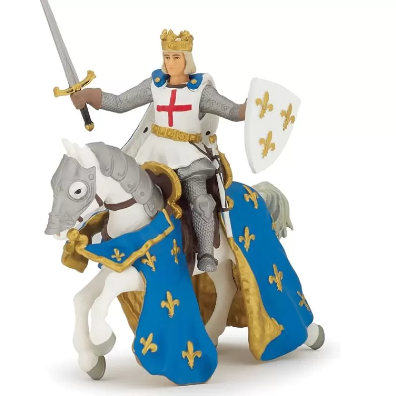 Papo Figura De Saint-Louis Y Su Caballo - ^ Caballeros