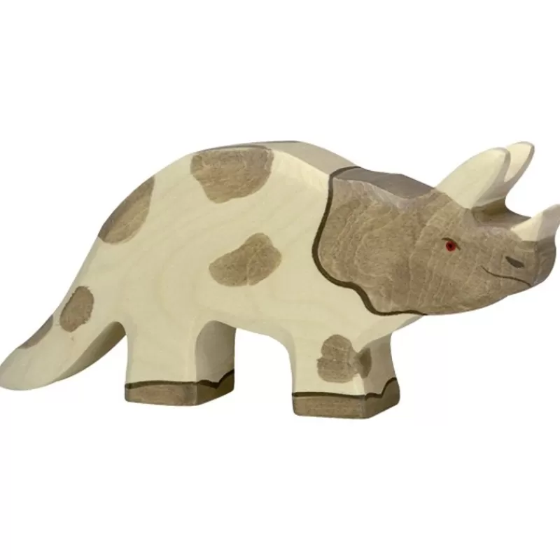 Holztiger Figura De Triceratops - ^ Dinosaurios