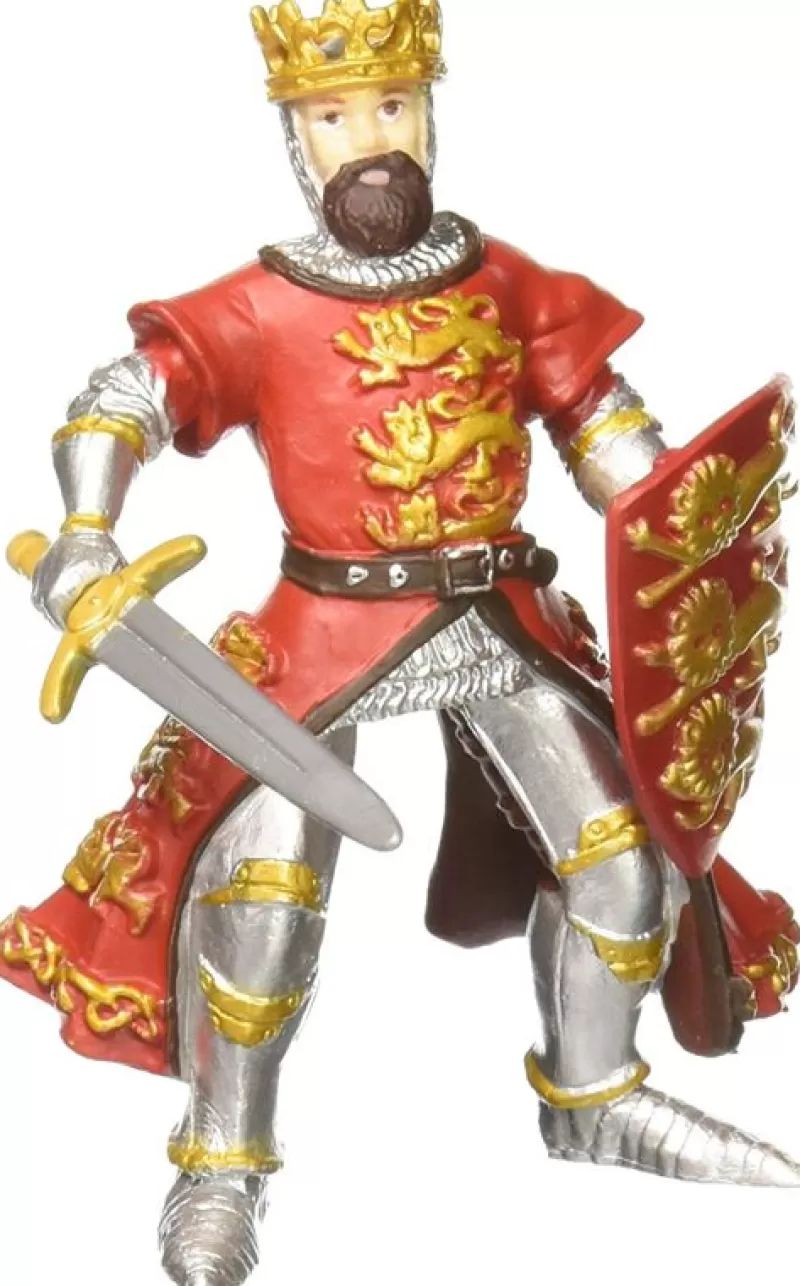 Papo Figura Del Rey Ricardo Rojo - ^ Caballeros