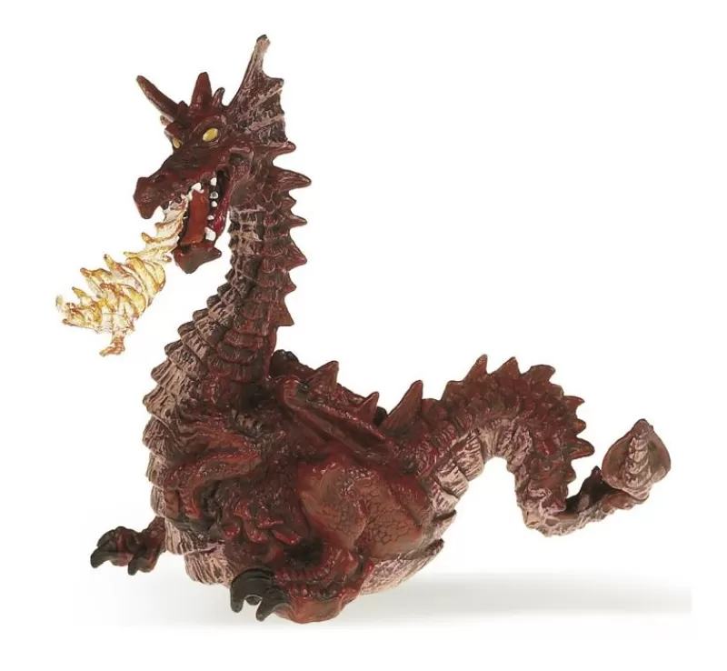 Papo Figura Dragon Rojo Con Llama - ^ Cuentos Y Leyendas