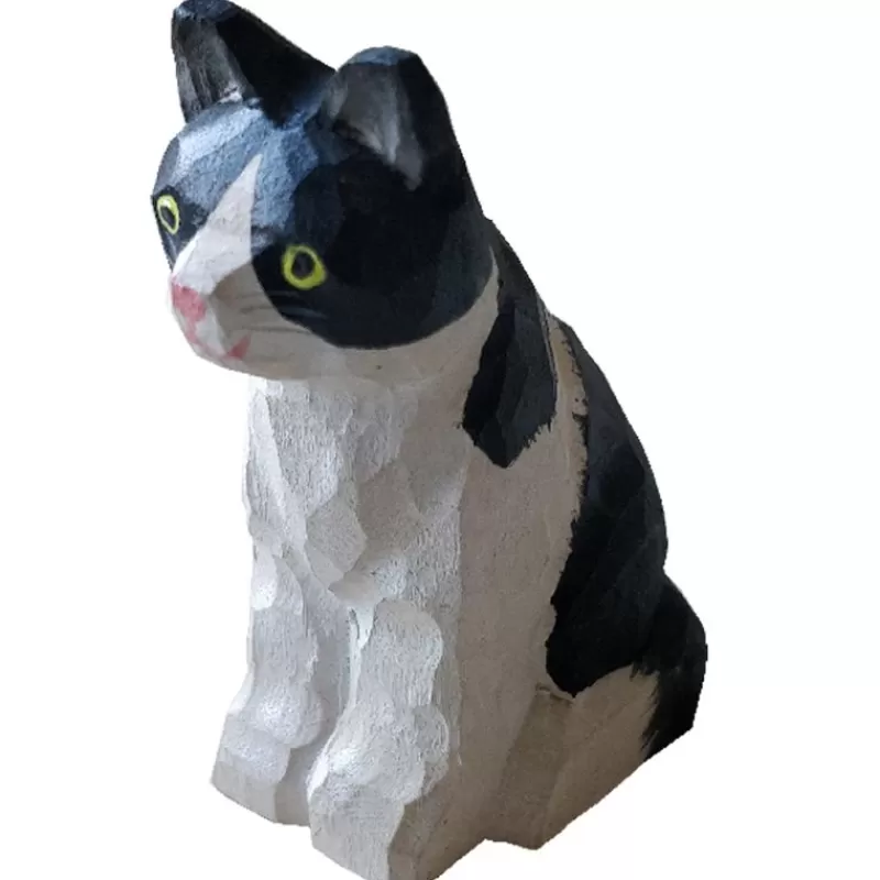 Wudimals Figura Gato En Madera - ^ Perros Y Gatos