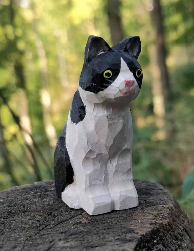 Wudimals Figura Gato En Madera - ^ Perros Y Gatos