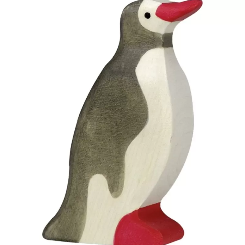 Holztiger Figura Pinguino - ^ Animales Marinos