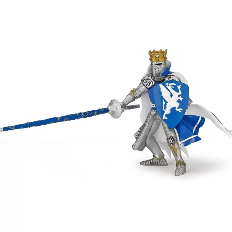 Papo Figura Rey Con Dragon Azul - ^ Caballeros