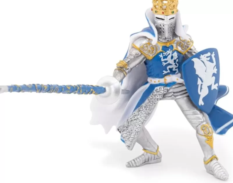 Papo Figura Rey Con Dragon Azul - ^ Caballeros