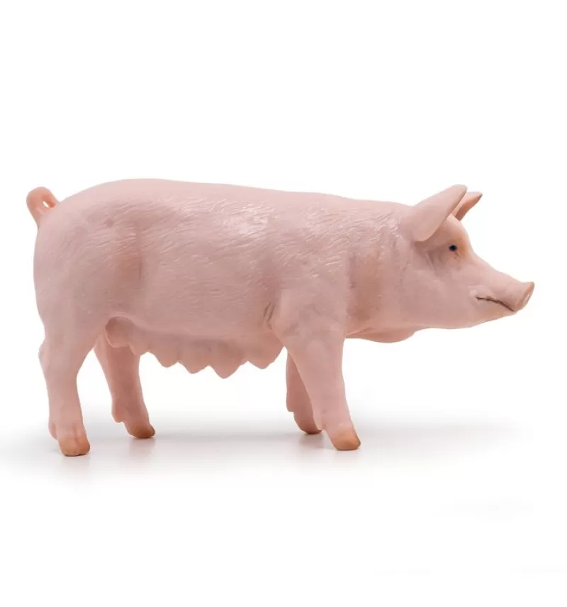 Papo Figura Rosa De Cerdo Rosa^ Animales De Granja