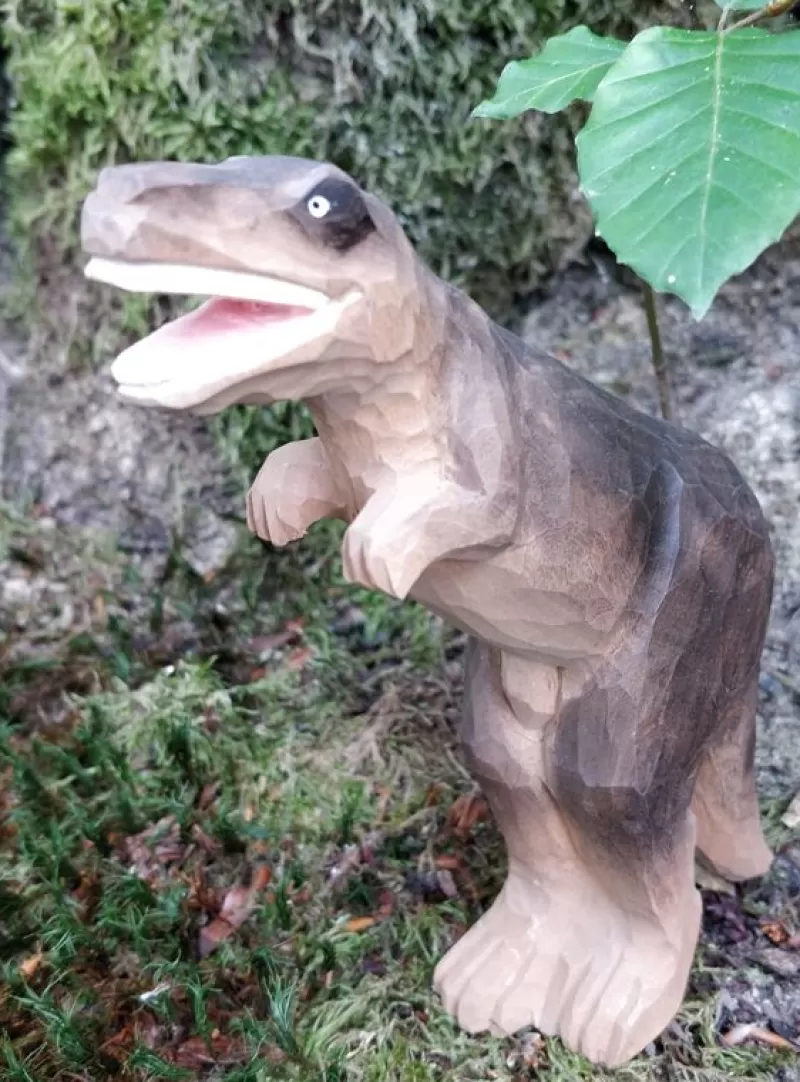 Wudimals Figura Tiranosaurio En Madera - ^ Dinosaurios