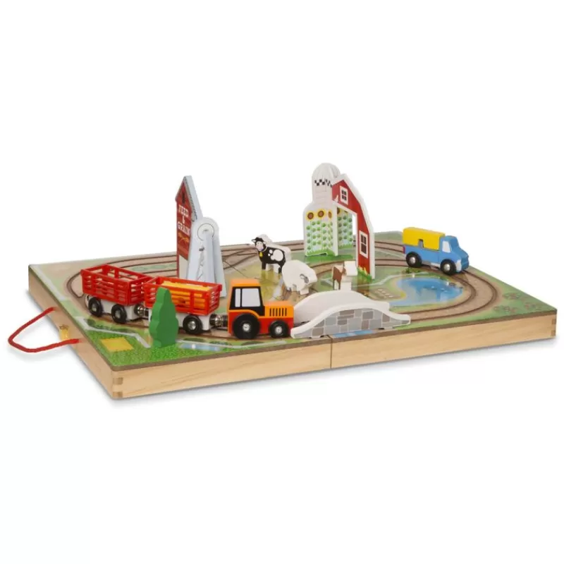 Melissa & Doug Firme Para Llevar A Cualquier Parte - ^ Circuitos Routiers, Garajes, Estaciones-Servicios...