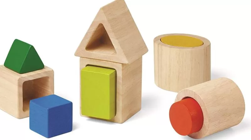 Plan Toys Formas Geometricas Que Se Anidan - ^ Juegos Montessori