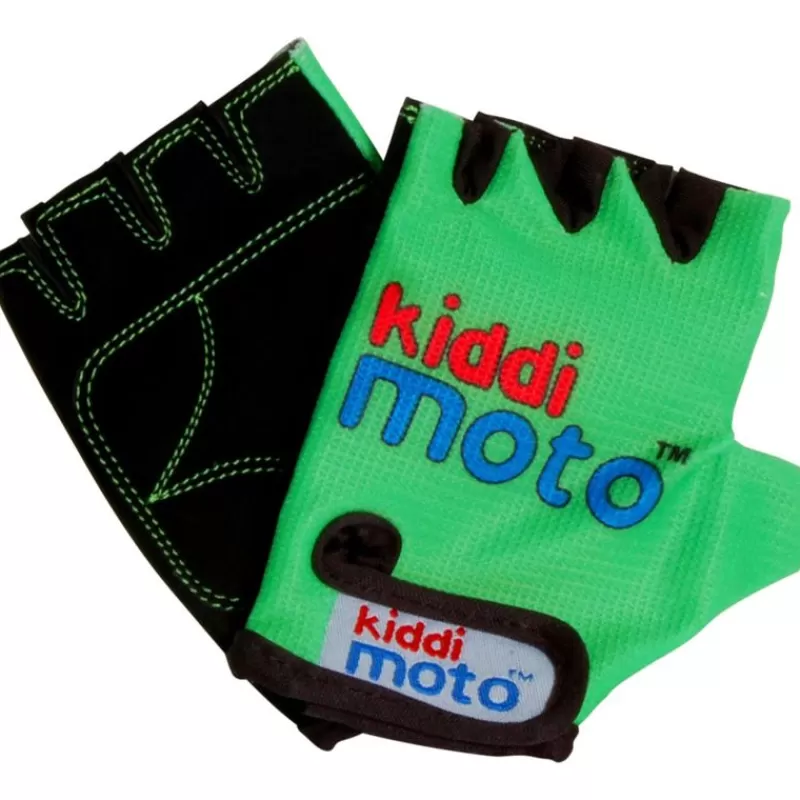 Kiddimoto Gants Neon Green Medium - ^ Cascos Y Guantes