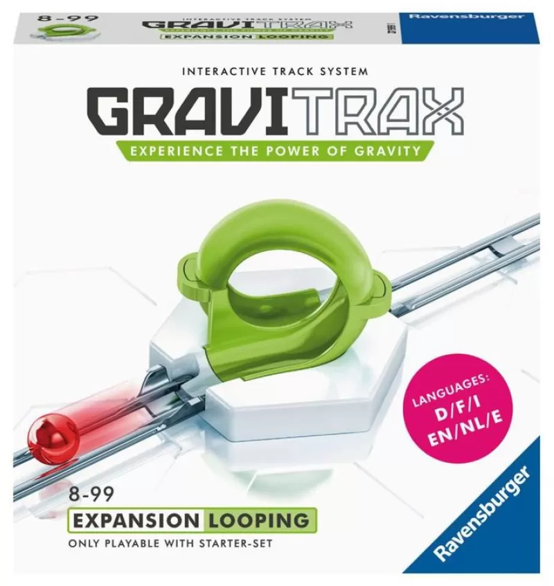 Ravensburger Gravitrax - Looping Blanco Gris ^ Circuitos Y Toboganes De Bolas