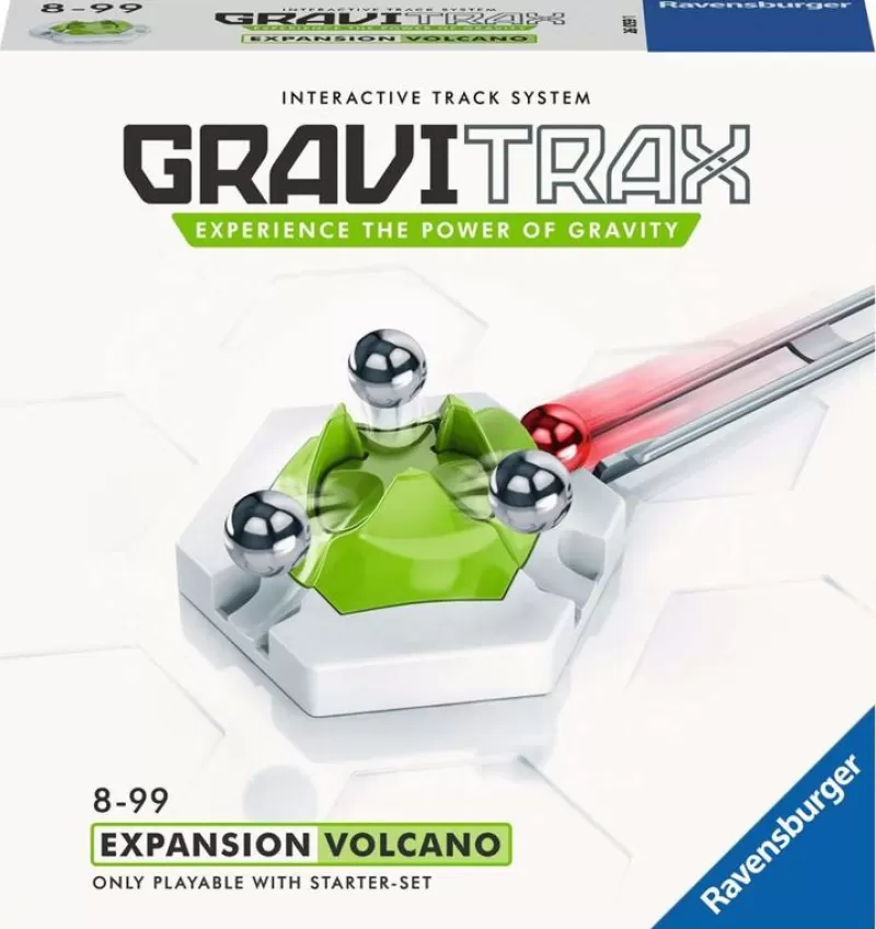 Ravensburger Gravitrax - Volcan Blanco Gris ^ Circuitos Y Toboganes De Bolas