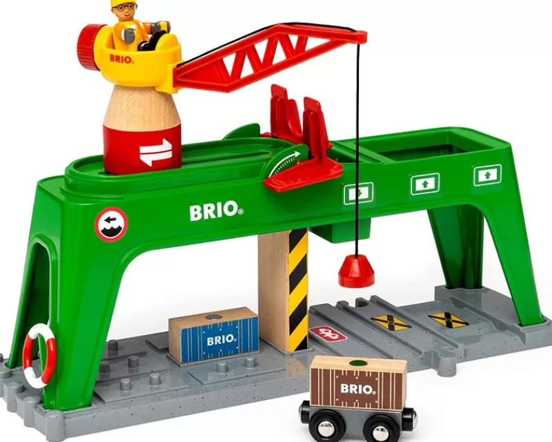 Brio Grua De Carga De Doble Via - ^ Estaciones De Ferrocarril, Puentes Y Edificios De La Brio