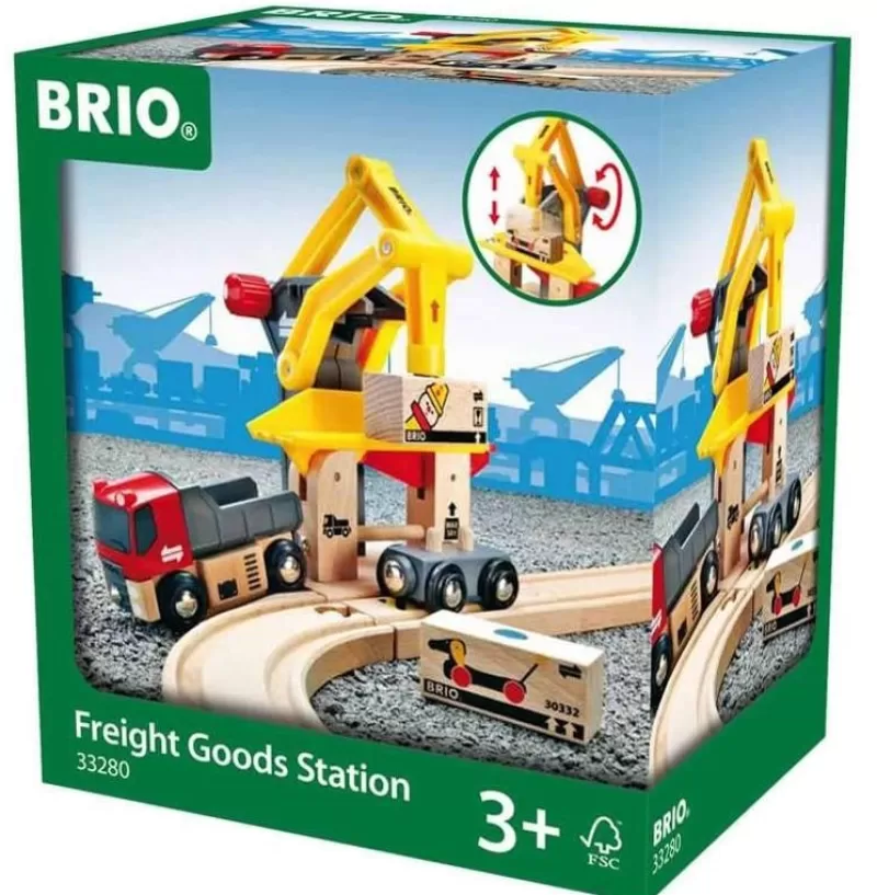 Brio Grua De Carga De Mercancias - ^ Estaciones De Ferrocarril, Puentes Y Edificios De La Brio