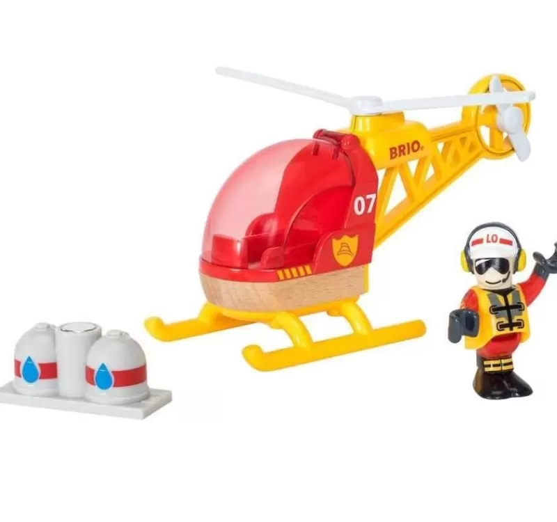 Brio Helicoptero De Los Bomberos - ^ Locomotoras, Vagones Y Trenes Brio