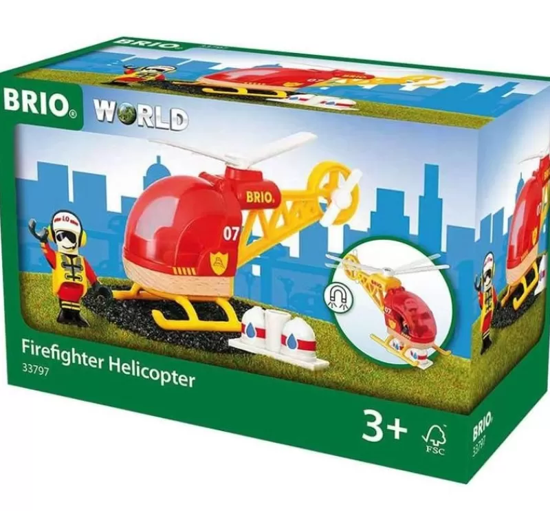 Brio Helicoptero De Los Bomberos - ^ Locomotoras, Vagones Y Trenes Brio