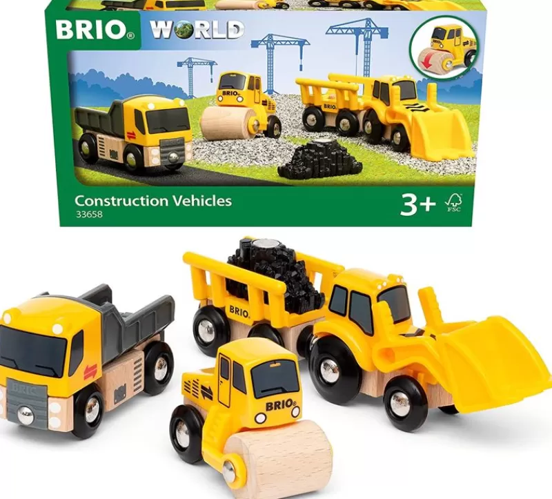 Brio Juego De 3 Maquinas De Construcción - ^ Rails Brio