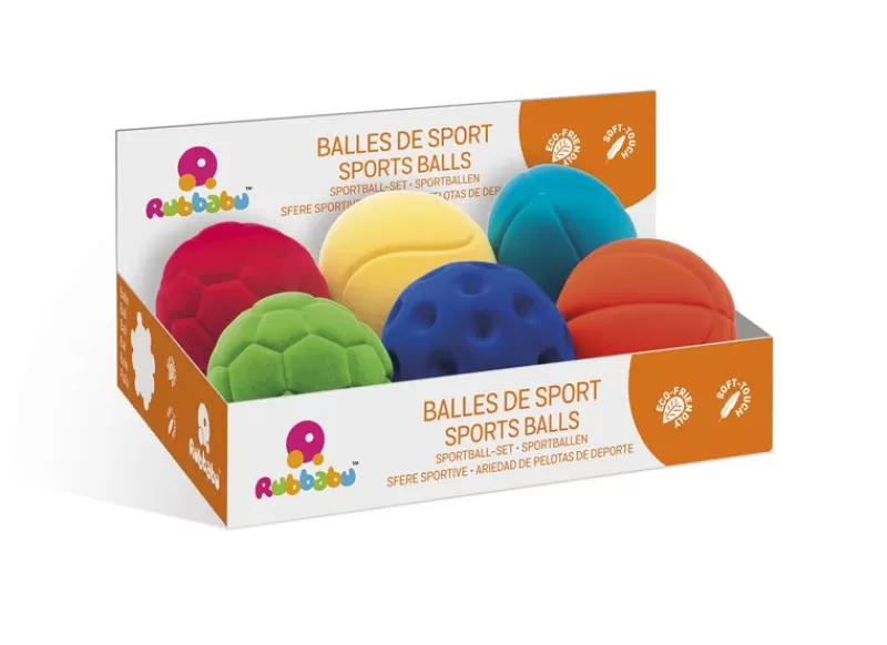 Rubbabu Juego De 6 Balones Deportivos - ^ Diabolos Y Malabares