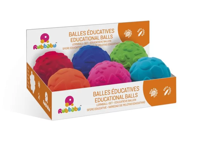 Rubbabu Juego De 6 Bolas Educativas - ^ Diabolos Y Malabares