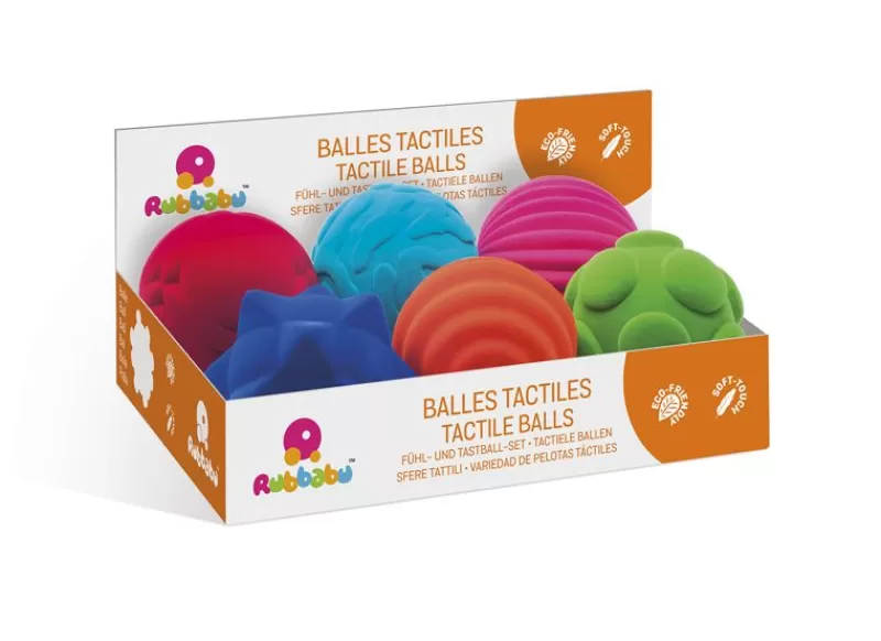 Rubbabu Juego De 6 Bolas Tactiles - ^ Diabolos Y Malabares